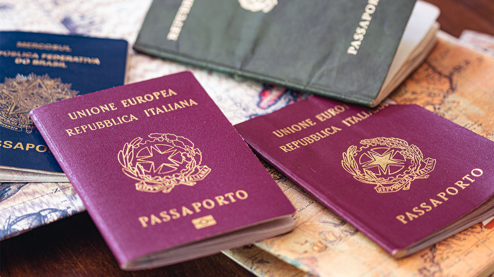 Passaporte italiano está no top 5 melhores passaportes do mundo