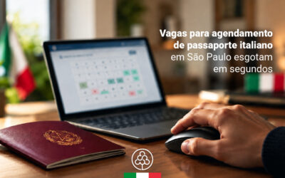 Vagas para agendamento de passaporte italiano em São Paulo esgotam em segundos